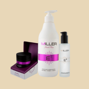 מסכה 500 מ"ל +שמפו 500 מ"ל hair flex+ סרום 120מ"ל