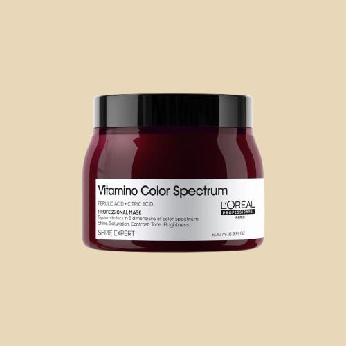 מסכה ויטמינו קולור ספקטרום לשיער צבוע 500 מ”ל – לוריאל LOREAL 1 מסכה ויטמינו קולור ספקטרום לשיער צבוע 500 מ”ל – לוריאל LOREAL