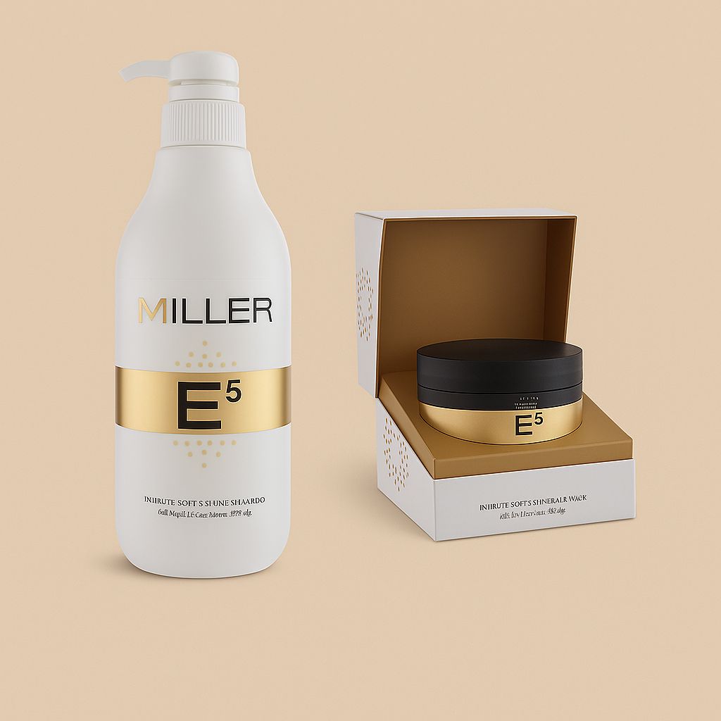 מסכה לשיער E5 גולד 500 מ"ל – תמונה 3